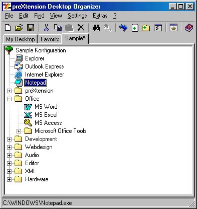 Desktop Organizer 1.1.0.0 screenshot