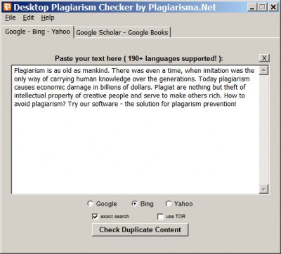 Desktop Plagiarism Checker 1.22 screenshot