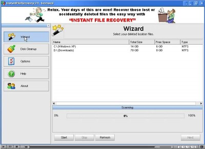 DETECTOFIX File Recovery 2011.00216 screenshot