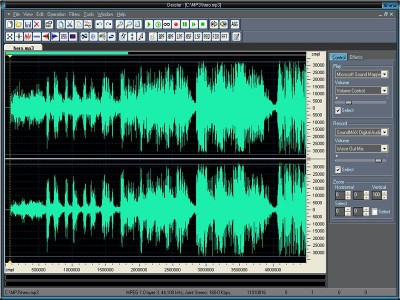 Dexster Audio Editor 2.9.7 screenshot