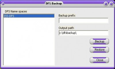 DFS Backup 2.0 screenshot