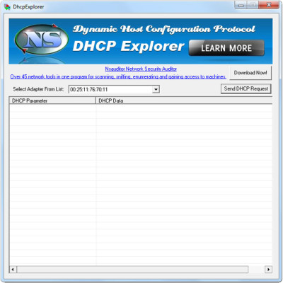 DhcpExplorer 1.4.8 screenshot