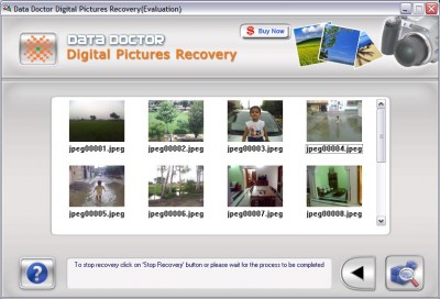 digital Photos recovery software 2.0.1.5 screenshot