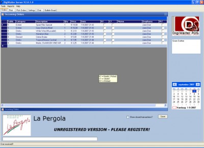 DigiWaiter POS Server 2.51 screenshot