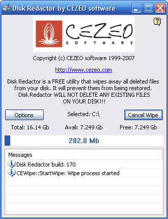Disk Redactor 2.1.451 screenshot