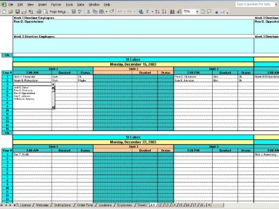 Dispatch Nurses to Hospitals with Excel 1.4 screenshot