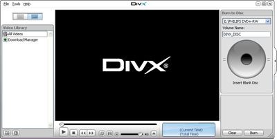 DivX 5.2.1 screenshot