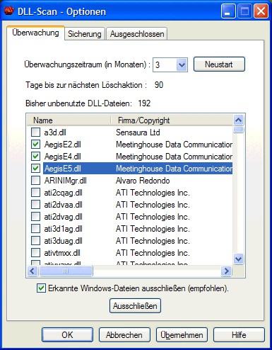 DLL-Scan 1.2 screenshot