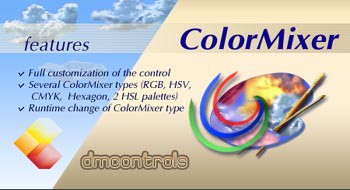 DMControls.ColorMixer .NET control 1.0 screenshot