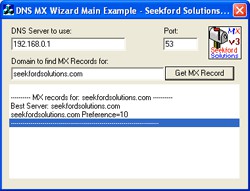 DNS MX Wizard ActiveX 3.0 screenshot