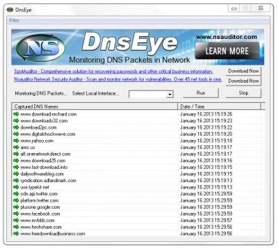 DnsEye 1.6.7 screenshot