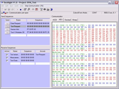 Docklight RS232 Terminal - RS232 Monitor 1.6 screenshot