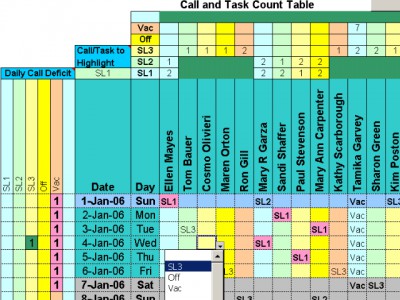 Doctors Calls for a Year with Excel 4.16 screenshot