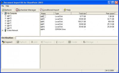 Document Import Kit for SharePoint 2003 7.10 screenshot