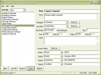 DoInventory Plus 5.0.2 screenshot