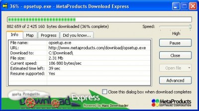Download Express 1.9 screenshot