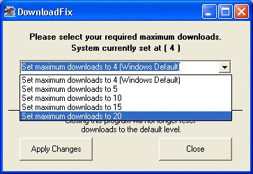 DownloadFix 1.1 screenshot
