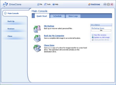 DriveClone 3.1 screenshot