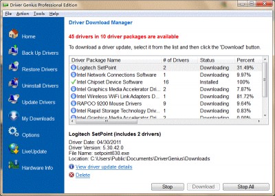 Driver Genius Professional Edition 11.0.0.113 screenshot