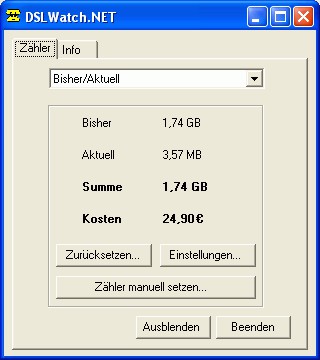 DSLWatch.NET 1.7 screenshot