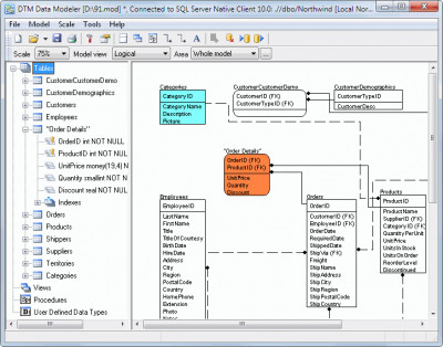 DTM Data Modeler 1.08.09 screenshot