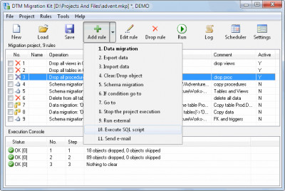 DTM Migration Kit 1.13.12 screenshot