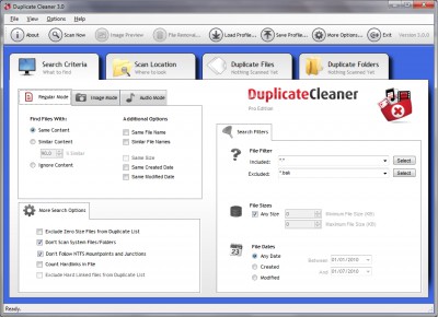 Duplicate Cleaner Pro 4.1.4 screenshot
