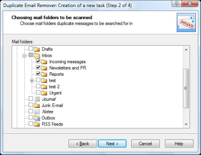 Duplicate Email Remover 3.3 screenshot