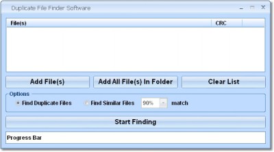 Duplicate File Finder Software 7.0 screenshot
