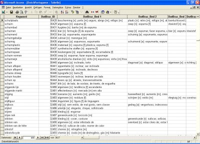 Dutch Portuguese Database 1.0 screenshot