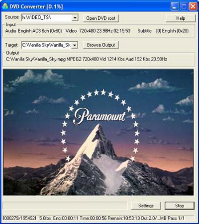 DVD Converter 1.1 screenshot