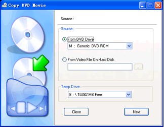 DVD Copy Movie 1.13 screenshot