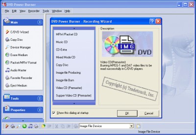 DVD Power Burner 2006 Pro 2.7 screenshot
