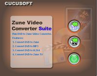 DVD to Zune Software 1.0 screenshot