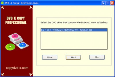 DVD X Copy Professional 2.0 screenshot