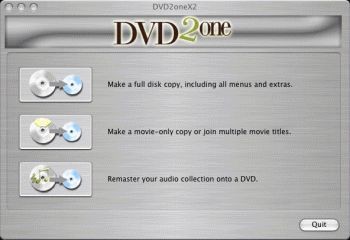 DVD2one 2.1.1 screenshot