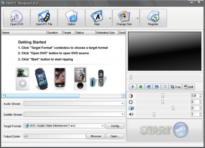 DVDPe 2.3 screenshot