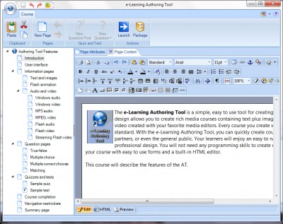 e-Learning Authoring Tool 1.0 screenshot
