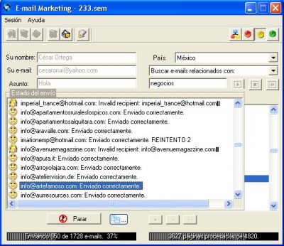 E-mail Marketing v1 .0.41 screenshot