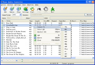 Ease Audio Converter 5.29 screenshot