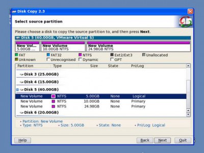 EaseUS Disk Copy Home Edition 2.3.1 screenshot