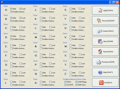 Easy Disk Drive Safeguard 10.0 screenshot