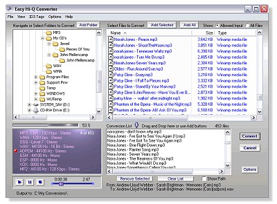 Easy Hi-Q Converter 1.7 screenshot
