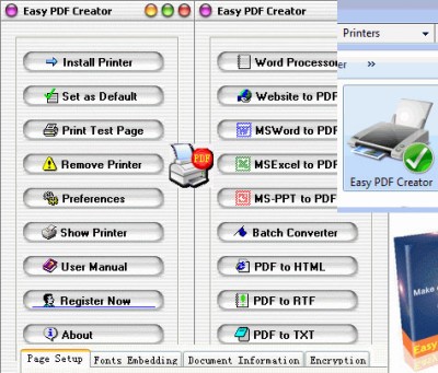 Easy PDF Creator 3.0 screenshot