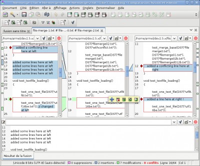 ECMerge Standard (Linux) 2.5 screenshot