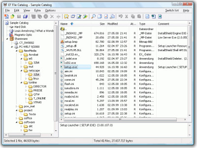 EF File Catalog 22.01 screenshot