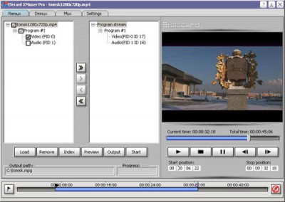 Elecard XMuxer Pro 2.5 screenshot