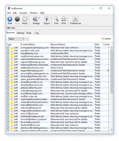 eMail Bounce Handler 3.8.6 screenshot