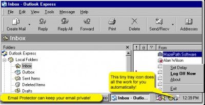Email Protector 2.0 screenshot