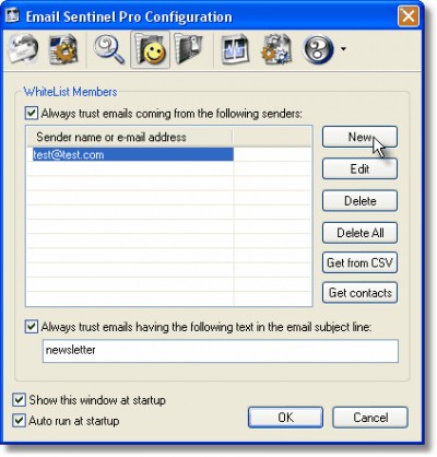 Email Sentinel Pro 2.7 screenshot